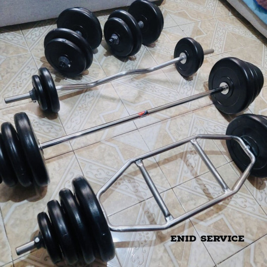 Kit 2 Discos De Pesas 10 Kg Para Musculación Y Resistencia